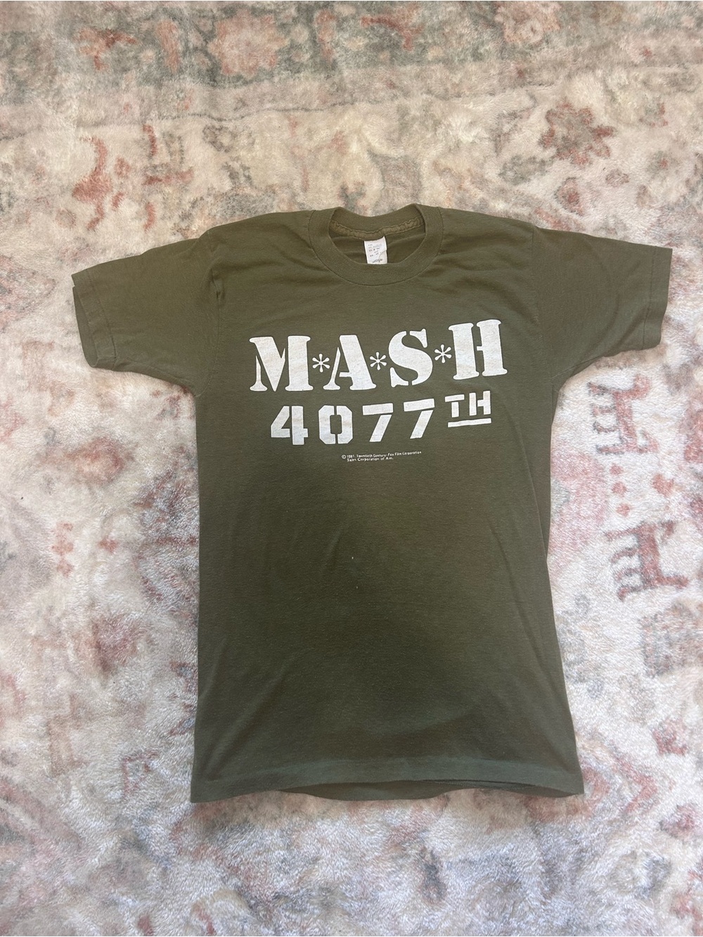 M*A*S*H 4077th Olive Green Graphic T‑Shirt